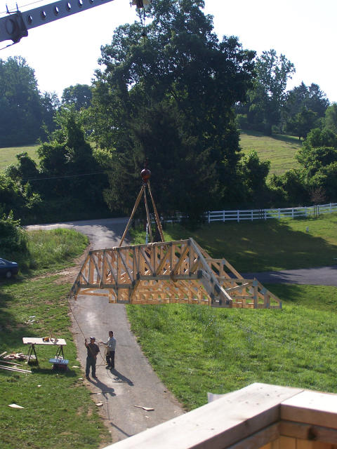 Roof Trusses Installed