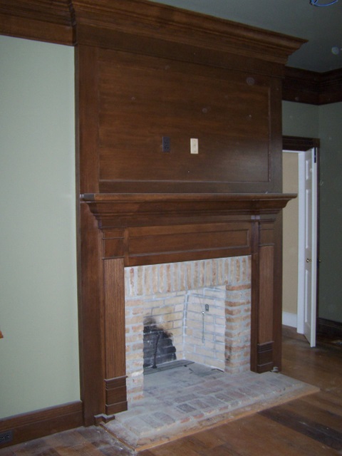 Custom White Oak surround Designed and Built