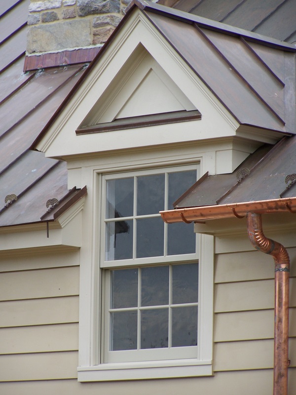 Intricate Dormer, HardiPlank Siding and Copper Roof Intersection