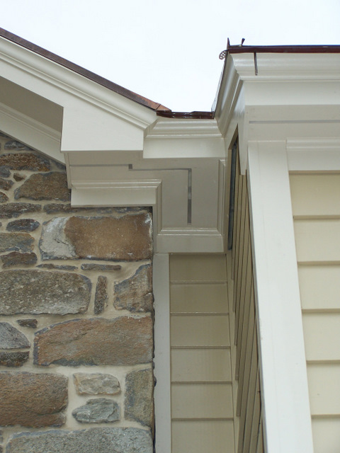 Tough details are no problem for the soffit venting intersection
