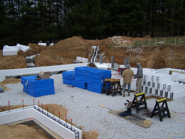 Building the ICF Foundation with ECO-Block